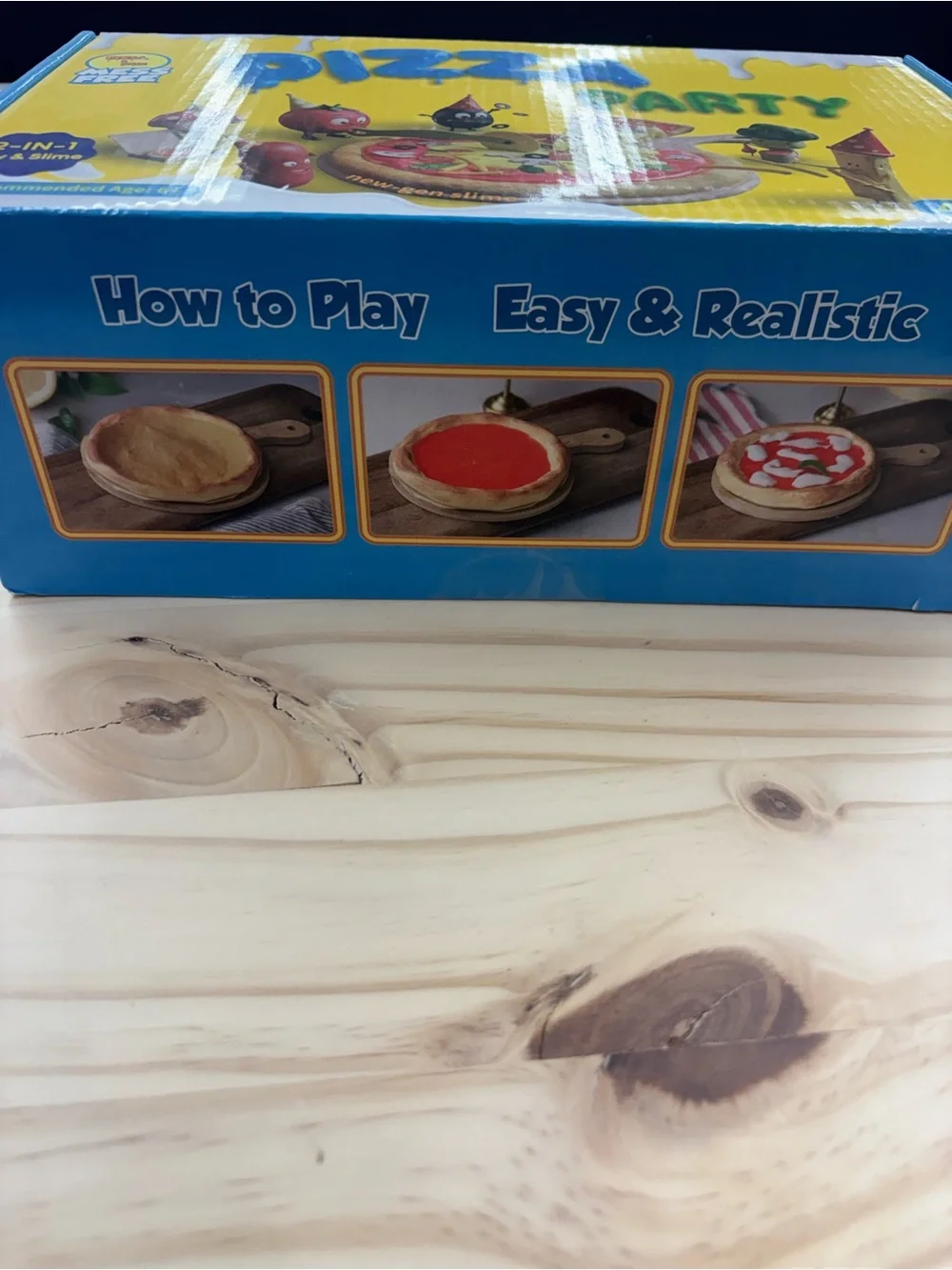 Pizza Party Clay & Slime Playset - Yellow